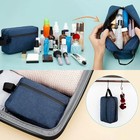 Men Travel Wash Bag Waterproof Toiletry Organizer Shaving Cosmetic Case Large