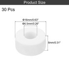 30 Pcs Ceramic Washers 6 5 X 16 X 8mm Round Flat Washers Insulator