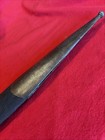Antique Russian Caucasian  Iron Mounted Scabbard For Long Kinjal- Dagger