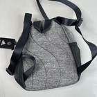 Adidas Kids Backpack Tote Zip Jersey Onix Grey Linear 3 Mini 5154280 Nwt Y8