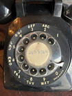 Vintage Western Electric Black Classic Rotary Dial Desk Phone -  Works 