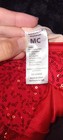 Weissman No Lie Red Sequin Fringe Jumpsuit Mc Dance Costume Jazz Tap Disco 70s