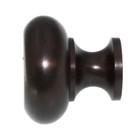 Top Knobs Flat Faced 1 1 4  Round Cabinet Knob Oil-rubbed Bronze M754
