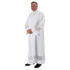 Latin Cross And Ihs Lace Front Wrap Alb  100  Polyester 