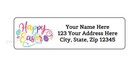 30 Happy Easter Personalized Return Address Labels 1 In X 2 625 In