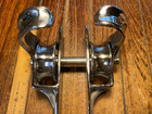 Vintage New  Merriman Chromed Bronze Double Bowsprit Anchor Chain Rollers