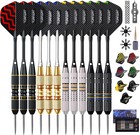 Turnart Steel Tip Darts Set Professional 12 Pcs 22 24 Grams Aluminum Shafts