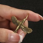 2pc Collectibles Solid Brass Bird Figurine Small Statue Home Ornament Figurines