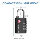 2 Pack Tsa Approved Travel Luggage Locks Suitcase Combination Lock Keyless 3-   