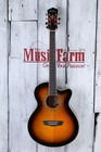 Washburn Ea15 Atb Mini Jumbo Acoustic Electric Guitar Flame Maple Tobacco Burst