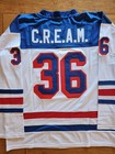 Rare 1996 New York Rangers Style  Wu-tang Clan C r e a m  Hockey Jersey Xl