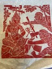 Vintage Angkor Wat Temple Rubbing Art Raised Cambodian Wat Temple Rubbing Wall 2