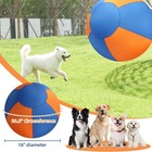 Herding Ball For Dogs  Durable Giant Toy With Cover For Aussie   Collie Outdoor
