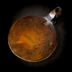 Medieval Alloy Disk Pendant Viking   Celtic   Anglo Saxon