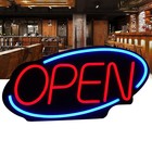 Large Led Open Sign Neon Light Bright For Restaurant Bar Pub Shop Store Business