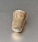Vtg Victorian 14k Thimble In Original Box  Size 5  3 2 Grams