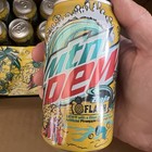 Mountain Dew Rare  - Baja Flash - Limited Edition - 2021 8 Cans And Case