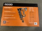 Ridgid Pneumatic 21-degree 3-1 2 In  Round Head Framing Nailer
