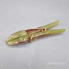 Vtg Rare 1940s Bakelite  praying Hands  Clothespin   Paper Clip  7 5  Long  190g