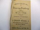 Rare Antique 1891 Malcolm s Dancing Academy Annual Reception Program St  Paul