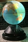 Vintage Rare Loranda Lighted World Rotating Globe Mid Century Modern Mcm Works
