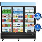 81 merchandiser Refrigerator 3 Glass Door Cooler Beverage Display Bar Restaurant