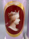 Rare Pair French Spill Vases Queen Victoria   Prince Albert - Marriage   C1840