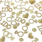 Gold Wedding Table Confetti  Bridal Shower Decorations Bride To Be Confetti G   