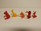 Vintage 1960s Winnie The Pooh Spoon Sitters Cereal Premiums Lot Of 5  lot  1 