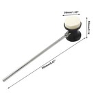 2 Pcs Double-sided Bass Drum Pedal Beater Double Kick Drum Pedals Beater