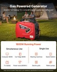 Vevor Inverter Generator 2900w Peak Watt Quiet Inverter Generator Gas Powered