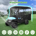 Golf Cart Enclosures 4 Passenger Extended Roof  Universal For Yamaha Ezgo Club C