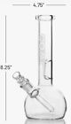 Grav   Small 8 25    Clear Round Base Water Pipe  Bong  Authorized Dealer 