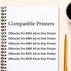 4-pack 902 Xl 902 Ink Cartridge For Officejet 6978 6971 Printer  b c m y 