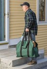 Heavy-duty Firewood Bag 24 X 12 X 20 In  Green