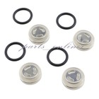 4x Master Brake Cylinder Reservoir Sight Glass For Motorcycle Dirt Bike Gasket