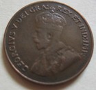 1923 Canada Small Cent Coin  Key Date 1 Penny 1p 1c rj