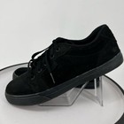 Dc Black Leather Skateboard Shoe Sneakers Youth Anvil