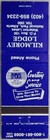 Vintage Matchbook Cover Kilmorey Lodge Waterton Lakes Ab Alberta Canada