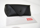 Ray Ban Case Soft Leather Case For Sunglasses   Eyeglasses With Cloth