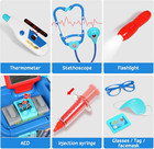 Doctor Kit For Toddlers 3-5 With 21pcs Medical Kit Toy Doctor Cart Stethoscope A