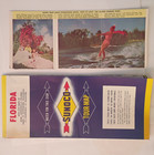Sunoco Florida 1950s Vtg Tour Map   Travel Fold Out Highlands Of Central Florida