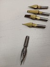 Lot Of 6 Osmiroid Fountain Pen Nibs B2-4 Italic Fine Medium Broad