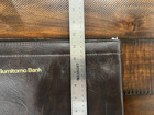 New   Unused Vintage Sumitomo Bank Faux Vinyl Document Pouch 11-1 2  X 17-1 2 