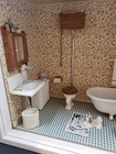 Dollhouse Miniature Room Box Vignette Bathroom Scene Artisan Items 1 12