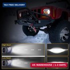 5x7 7x6 Inch H6054 Black Led Headlights H4 Sealed Beam Replacement Lamp For Jeep