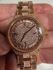 Michael Kors Mk-5948 Camille Rose Gold Crystal Pave Dial Ladies Watch 33mm