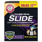  2 Pack  Arm   Hammer Clump   Seal Slide Multi-cat Cat Litter  38 Lb