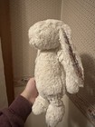 Jellycat Bashful Blossom Bunny Rabbit Beige Cream Floral Ears Plush Toy 12   