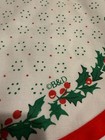 Vintage Christmas B d Apron Christmas Tree Holiday Holly